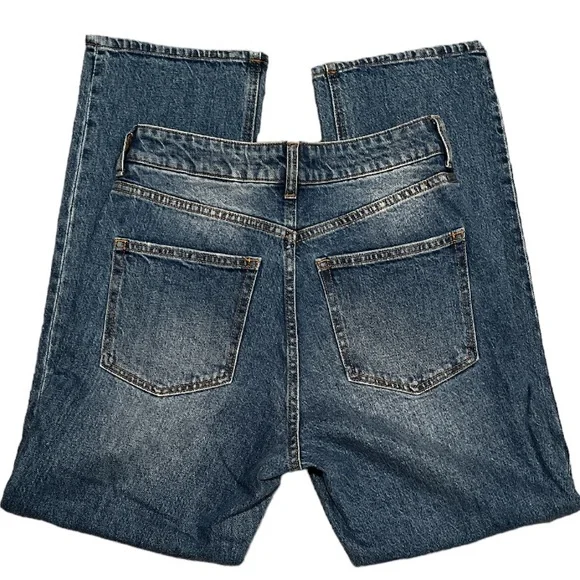 H&M straight leg high rise jeans - Picture 3 of 5